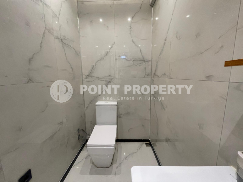 Стильные современные апартаменты с новым ремонтом, мебелью и бытовой техникой в 500 метрах от знаменитого пляжа Клеопатры.-id-4495-фото-13