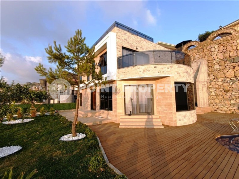 Элитная трехэтажная вилла 4+1, 300м², с личным бассейном, в горах района Алании - Каргыджак-id-1370-фото-54