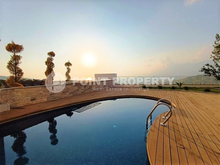 Элитная трехэтажная вилла 4+1, 300м², с личным бассейном, в горах района Алании - Каргыджак-id-1370-фото-60