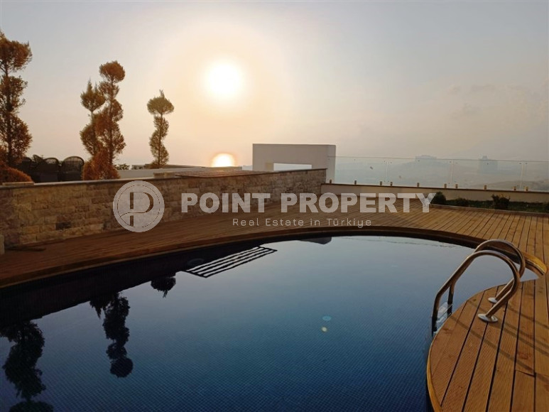 Элитная трехэтажная вилла 4+1, 300м², с личным бассейном, в горах района Алании - Каргыджак-id-1370-фото-61