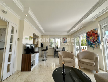 Трехкомнатная вилла 120 м2 укомплектованная мебелью. Центр Аланьи, район Тепе.-id-4504-фото-4