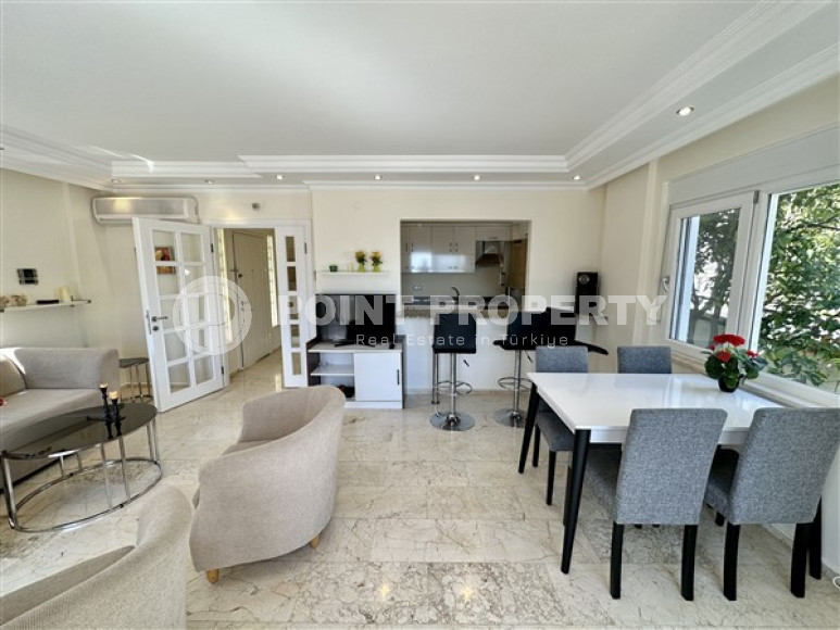 Трехкомнатная вилла 120 м2 укомплектованная мебелью. Центр Аланьи, район Тепе.-id-4504-фото-6