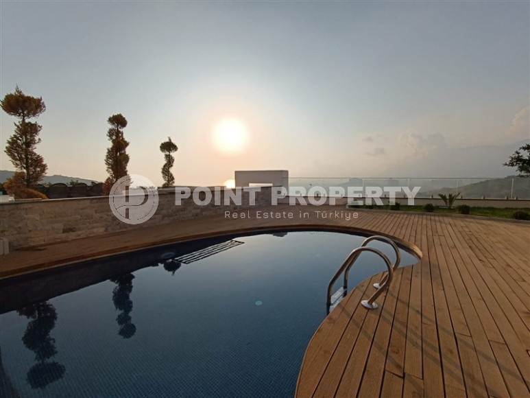 Элитная трехэтажная вилла 4+1, 300м², с личным бассейном, в горах района Алании - Каргыджак-id-1370-фото-62