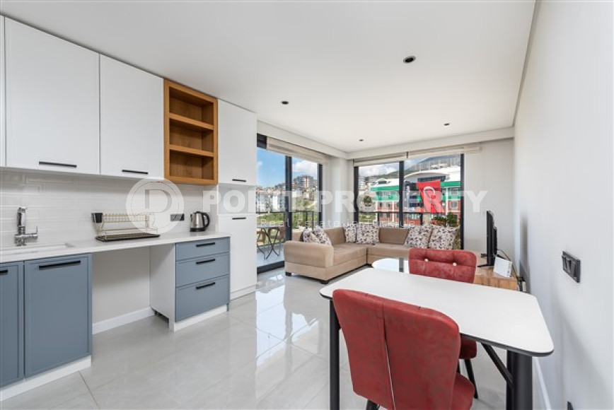 Современные функциональные апартаменты 50 м2 с балконом, район Оба-id-4507-фото-3