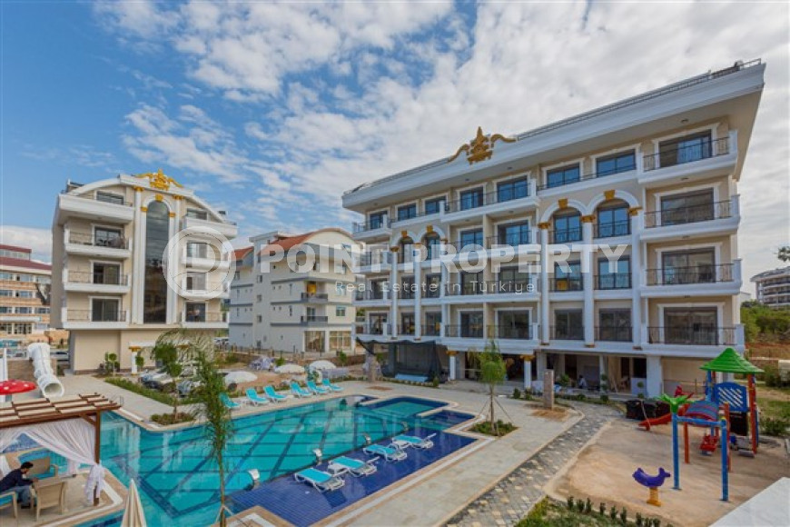Apartment 2+1, 100m², in a new residence with extensive infrastructure in the Alanya area - Oba-id-1371-photo-4