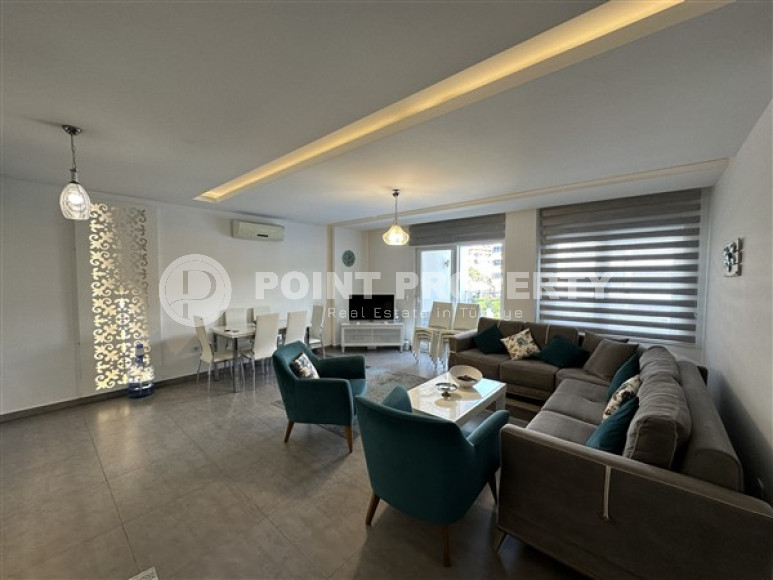 Великолепная трёхкомнатная квартира с двумя балконами и мебелью, район Оба-id-4508-фото-7