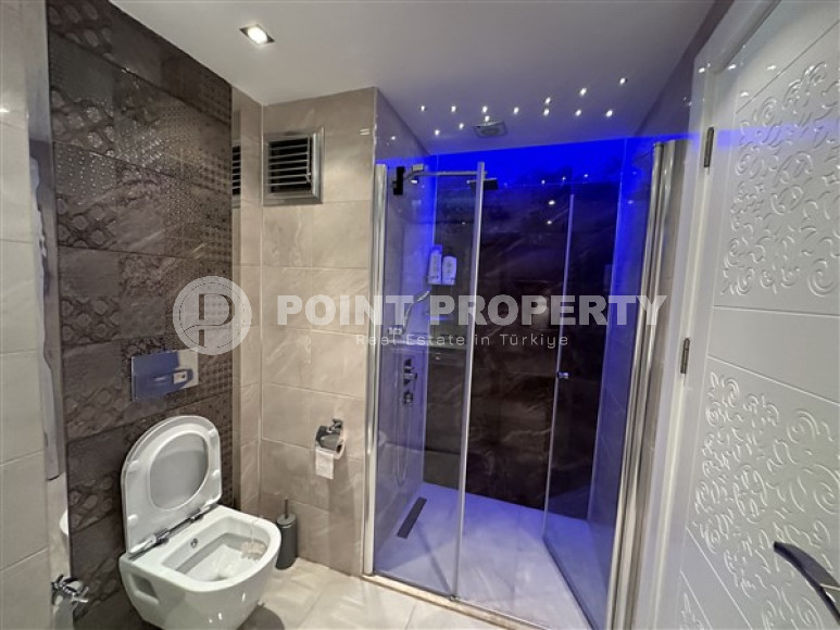 Великолепная трёхкомнатная квартира с двумя балконами и мебелью, район Оба-id-4508-фото-9