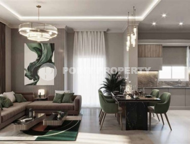 Недорогая двухкомнатная квартира 57 м2 в новой резиденции, в районе Авсаллар-id-4528-фото-3