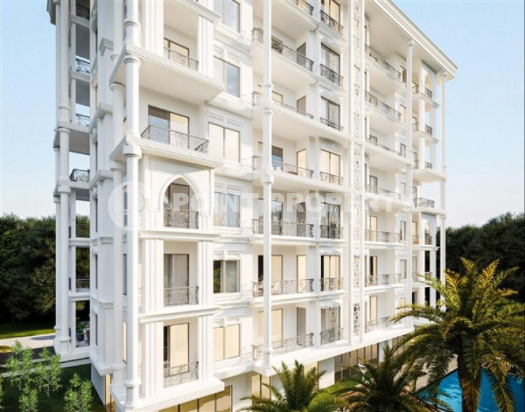 Недорогая двухкомнатная квартира 57 м2 в новой резиденции, в районе Авсаллар-id-4528-фото-5