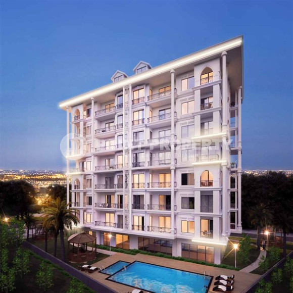 Недорогая двухкомнатная квартира 57 м2 в новой резиденции, в районе Авсаллар-id-4528-фото-7