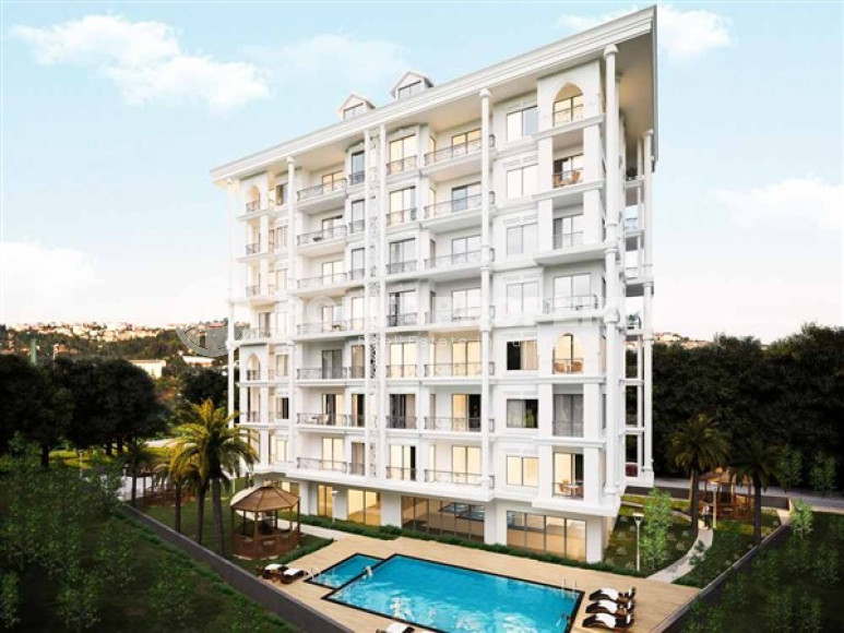 Недорогая двухкомнатная квартира 57 м2 в новой резиденции, в районе Авсаллар-id-4528-фото-8