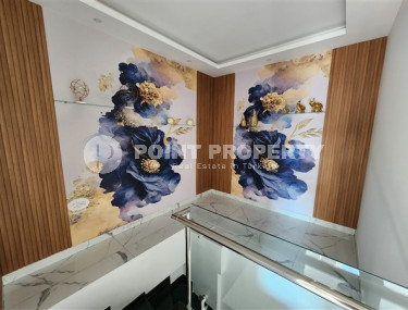 Новые двухуровневые апартаменты с дизайнерским ремонтом в центре Аланьи и в 900 метрах от моря.-id-4533-фото-4