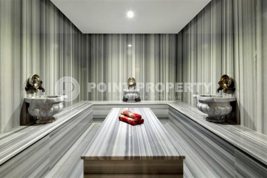 Панорамная комфортабельная квартира с хорошим ремонтом на 7-м этаже в самом центре Аланьи.-id-4535-фото-8