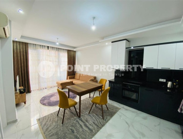 Светлая уютная квартира 1+1 в новом доме в 250 метрах от центра Аланьи.-id-4536-фото-1