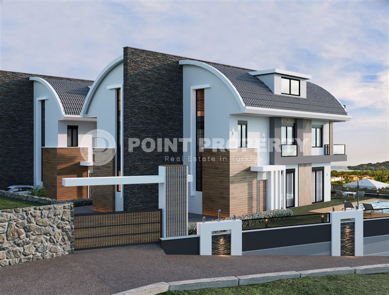 Villas with a private pool, jacuzzi and garden in the modern area of Avsallar. 700 meters to the sea.-id-1373-photo-23