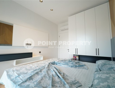 Современные двухкомнатные апартаменты 55 м2 с классическим интерьером комнат, центр Аланьи-id-4548-фото-5