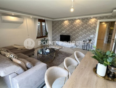 Duplex apartment with an area of 220 m2 400 meters from the sea, Kestel district-id-4551-photo-3