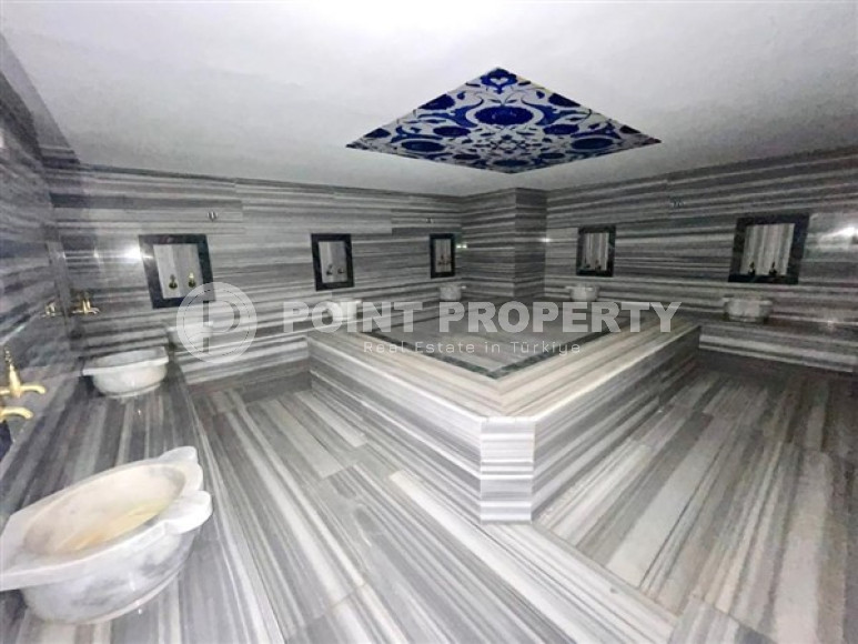 Duplex apartment with an area of 220 m2 400 meters from the sea, Kestel district-id-4551-photo-17