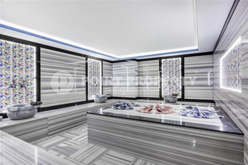 Комфортабельные двухкомнатные апартаменты на 10 этаже резиденции 2021 года, Махмутлар-id-4545-фото-13