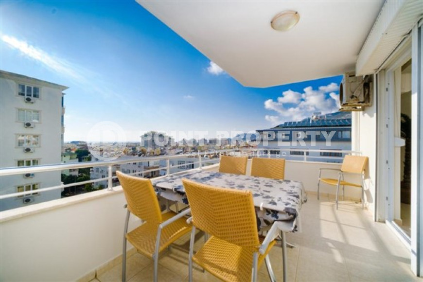 Панорамная светлая квартира 2+1, общей площадью 115 м2, на 6-м этаже в центре Аланьи.-id-4552-фото-11