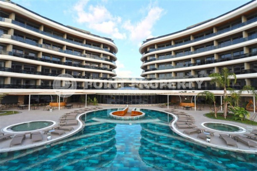 Компактная квартира с современным дизайном в 50 метрах от моря в спокойном районе Аланьи - Каргыджак.-id-4562-фото-19