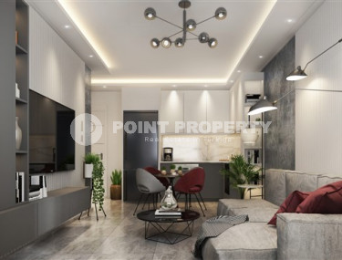 Новые апартаменты с планировкой комнат 1+1 и балконом, район Оба-id-4564-фото-4