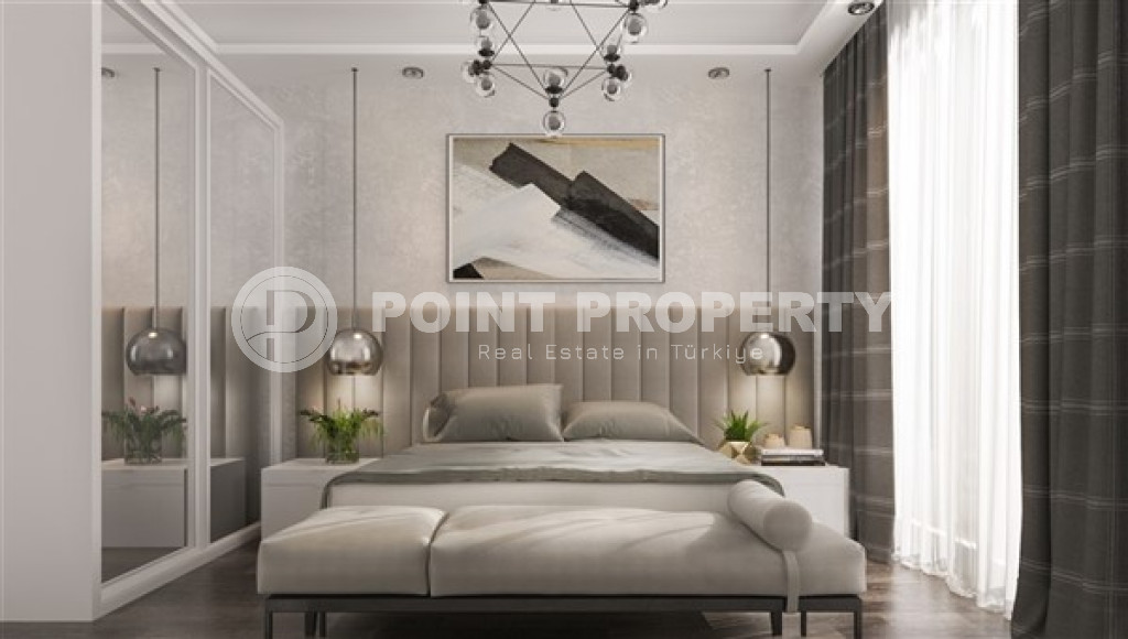 Новые апартаменты с планировкой комнат 1+1 и балконом, район Оба-id-4564-фото-5