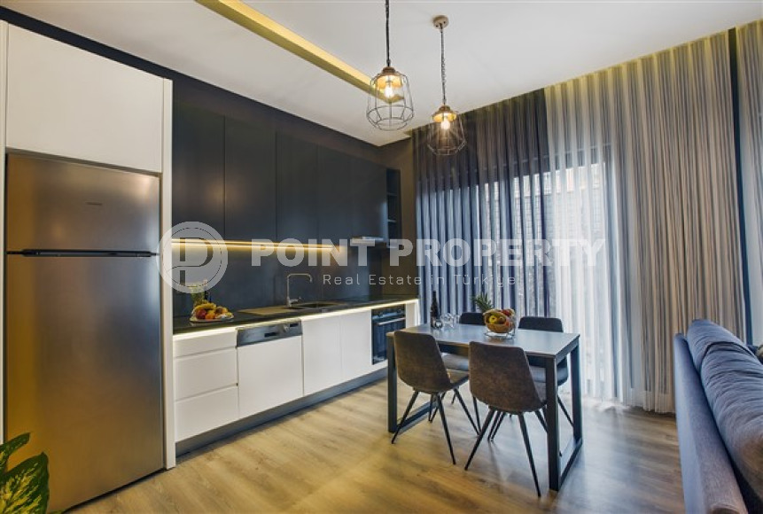Stylish two-level apartment on the 1st and 2nd floors 350 meters from the sea in the center of Alanya.-id-4576-photo-3