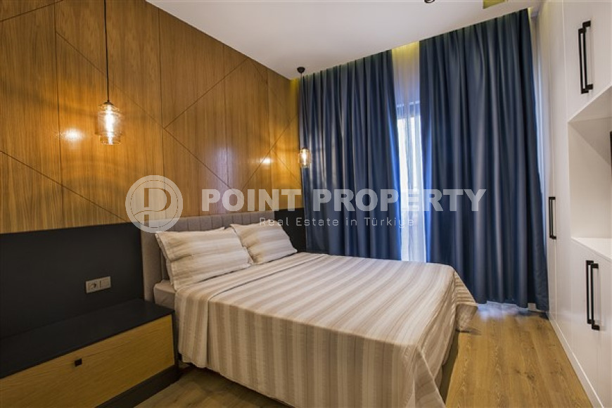Stylish two-level apartment on the 1st and 2nd floors 350 meters from the sea in the center of Alanya.-id-4576-photo-7