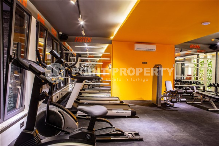 Stylish two-level apartment on the 1st and 2nd floors 350 meters from the sea in the center of Alanya.-id-4576-photo-13