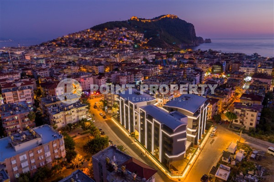 Stylish two-level apartment on the 1st and 2nd floors 350 meters from the sea in the center of Alanya.-id-4576-photo-16