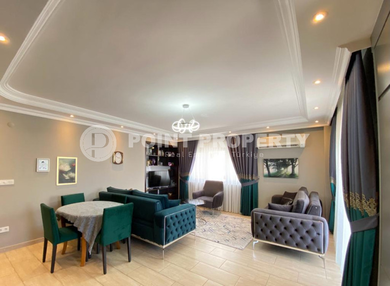 Пентхаус 4+1 в районе Оба на аренду для большой семьи в 300 м от моря.-id-4583-фото-2