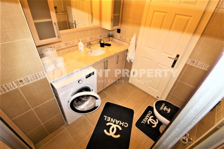 Красивая и укомплектованная мебелью квартира с площадью 110 м2 в районе Джикджилли-id-4585-фото-9