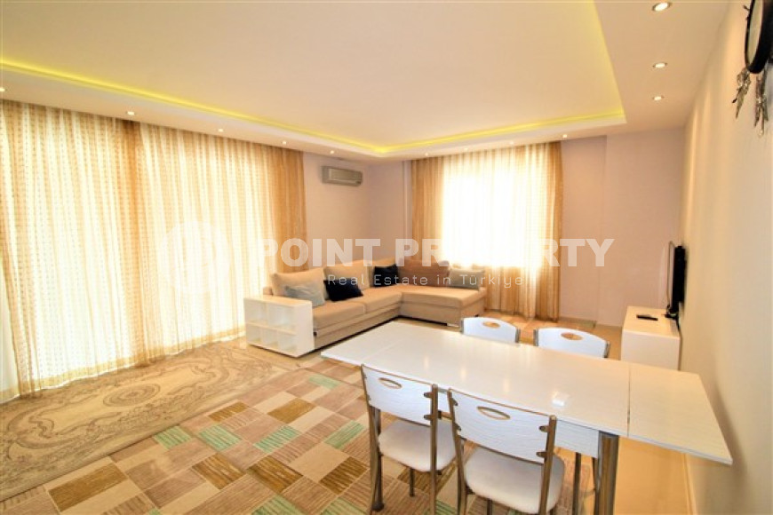 Меблированные апартаменты 85 м2 с балконом в 400 метрах от Средиземного моря, Тосмур-id-4587-фото-2