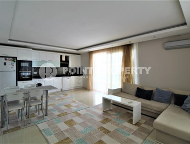 Меблированные апартаменты 85 м2 с балконом в 400 метрах от Средиземного моря, Тосмур-id-4587-фото-4