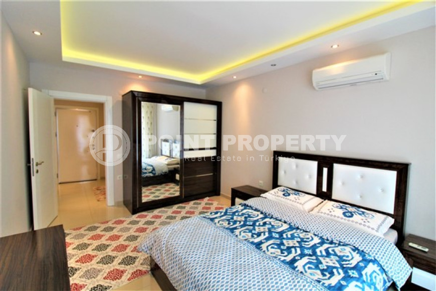 Меблированные апартаменты 85 м2 с балконом в 400 метрах от Средиземного моря, Тосмур-id-4587-фото-6