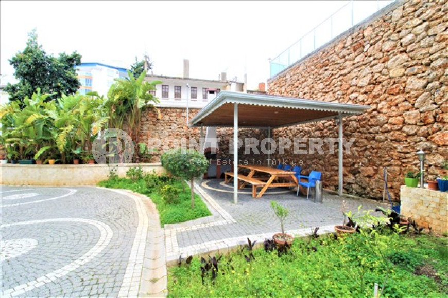 Меблированные апартаменты 85 м2 с балконом в 400 метрах от Средиземного моря, Тосмур-id-4587-фото-10