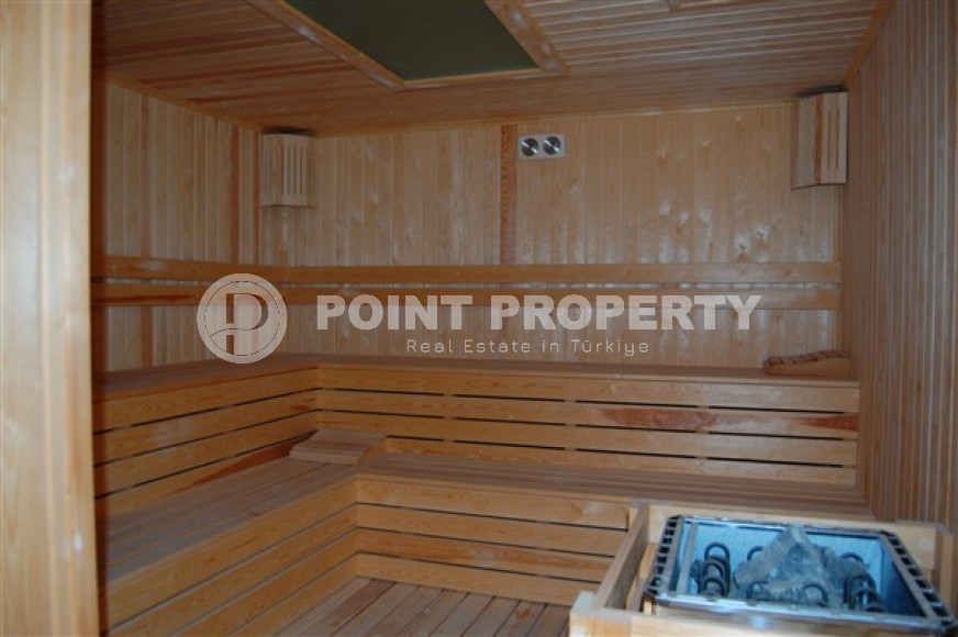 Меблированные апартаменты 85 м2 с балконом в 400 метрах от Средиземного моря, Тосмур-id-4587-фото-15