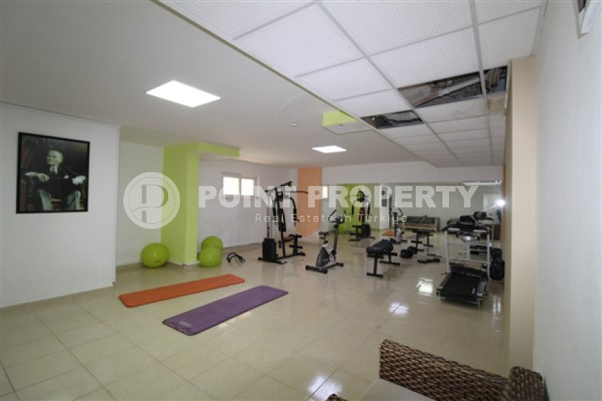 Меблированные апартаменты 85 м2 с балконом в 400 метрах от Средиземного моря, Тосмур-id-4587-фото-17