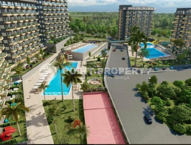 Бюджетные апартаменты с площадью 48 м2 в строящемся комплексе, район Авсаллар-id-4589-фото-3