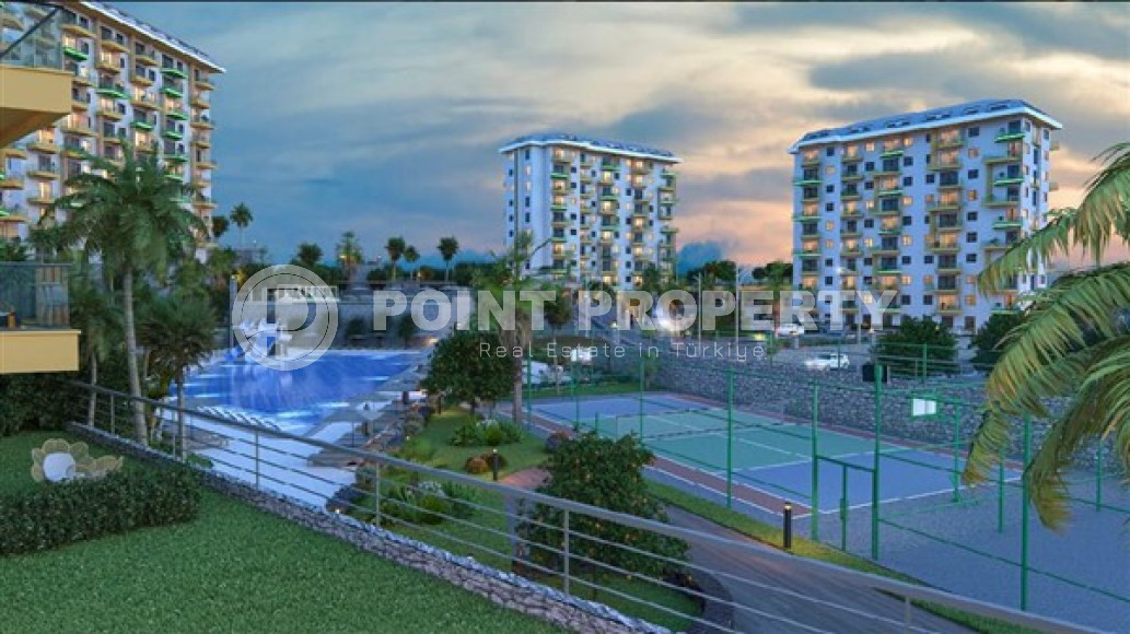 Бюджетные апартаменты с площадью 48 м2 в строящемся комплексе, район Авсаллар-id-4589-фото-6