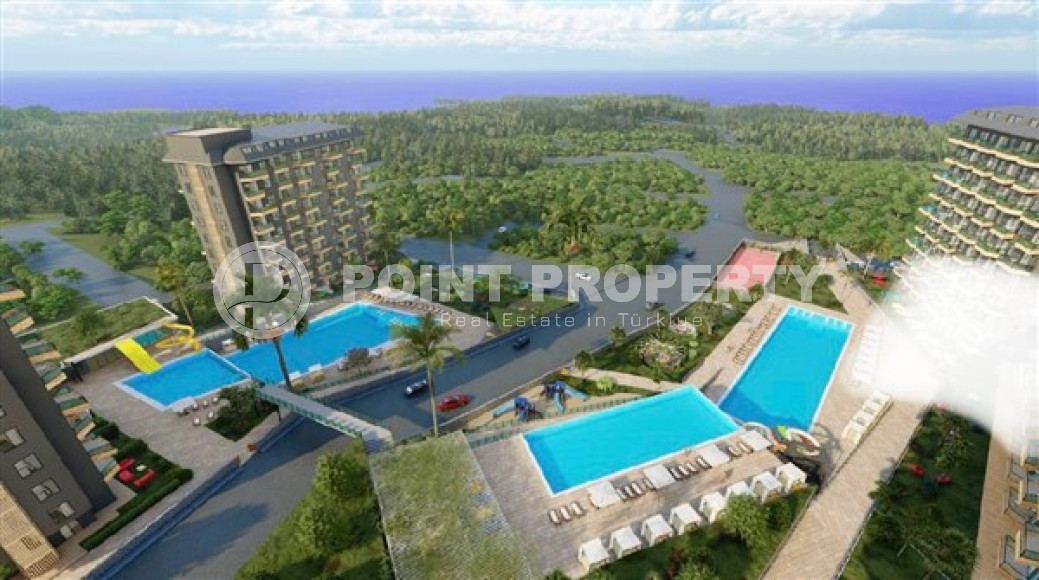 Бюджетные апартаменты с площадью 48 м2 в строящемся комплексе, район Авсаллар-id-4589-фото-7