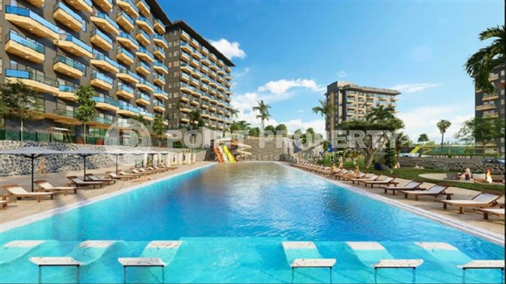 Бюджетные апартаменты с площадью 48 м2 в строящемся комплексе, район Авсаллар-id-4589-фото-10