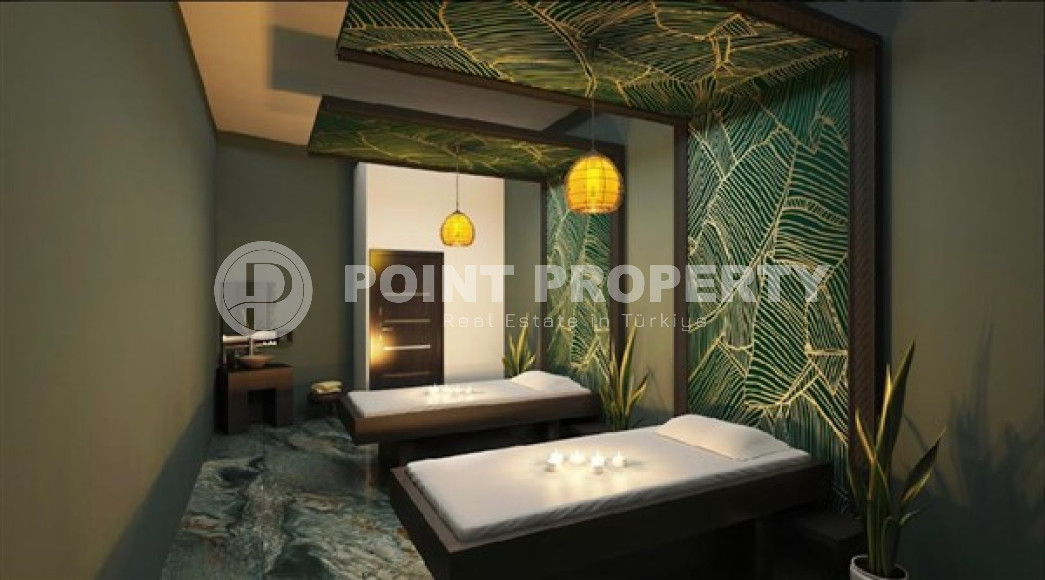 Бюджетные апартаменты с площадью 48 м2 в строящемся комплексе, район Авсаллар-id-4589-фото-14