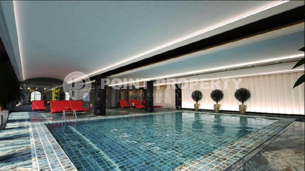 Бюджетные апартаменты с площадью 48 м2 в строящемся комплексе, район Авсаллар-id-4589-фото-17