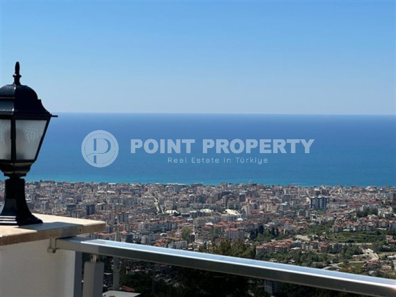 Четырехкомнатная вилла с роскошным обзором на Средиземное море, район Бекташ-id-4590-фото-15