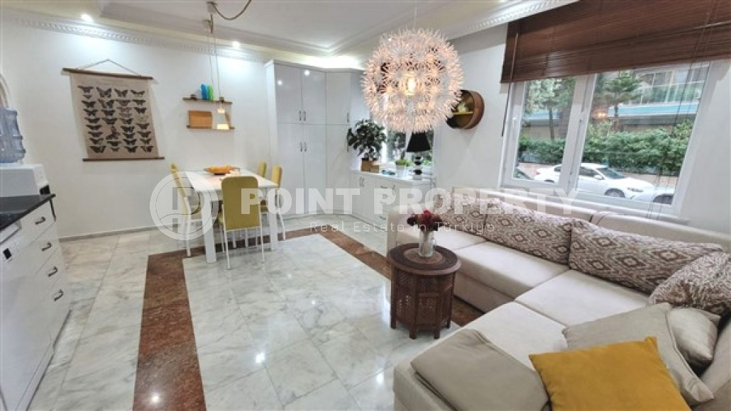 Functional one-bedroom apartment 200 meters from the Mediterranean Sea, Alanya center, Cleopatra-id-4593-photo-1