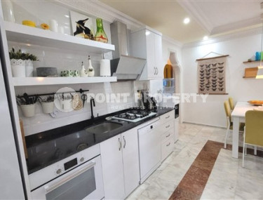 Функциональная двухкомнатная квартира в 200 метрах от Средиземного моря, центр Аланьи, Клеопатра-id-4593-фото-2