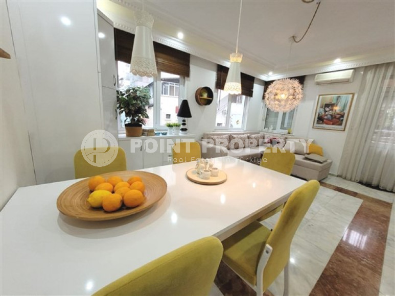 Функциональная двухкомнатная квартира в 200 метрах от Средиземного моря, центр Аланьи, Клеопатра-id-4593-фото-4