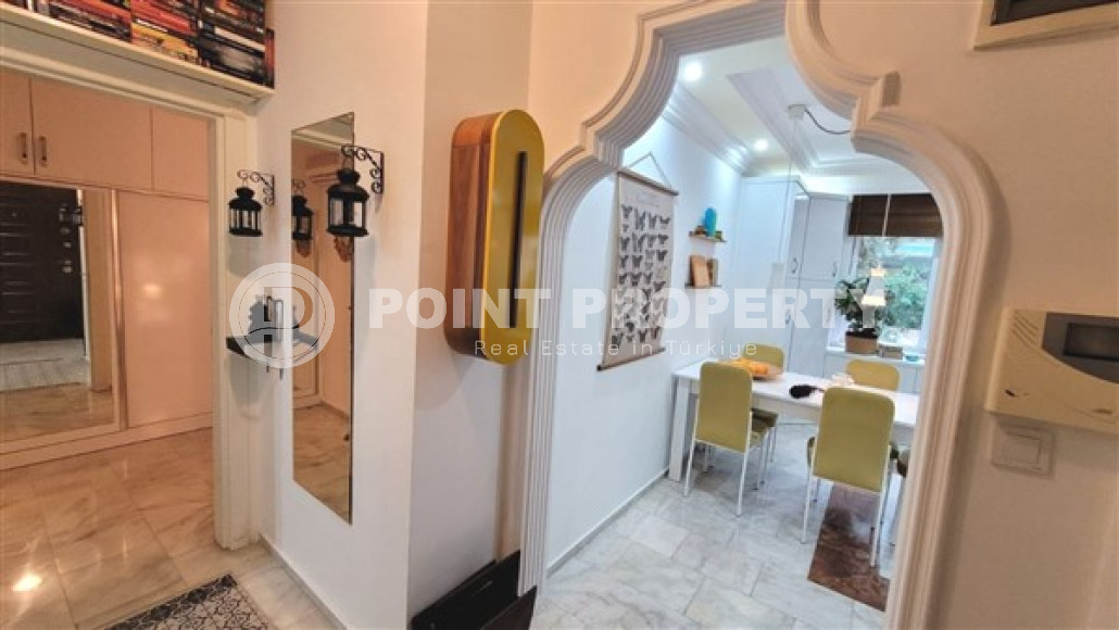 Функциональная двухкомнатная квартира в 200 метрах от Средиземного моря, центр Аланьи, Клеопатра-id-4593-фото-5